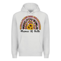 Dove Grey mama of both rainbow Premium Hoodie - Artiststas