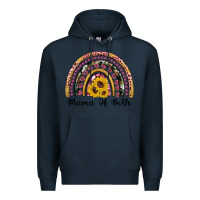 Navy mama of both rainbow Premium Hoodie - Artiststas