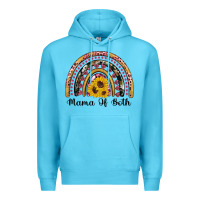 Ocean Blue mama of both rainbow Premium Hoodie - Artiststas