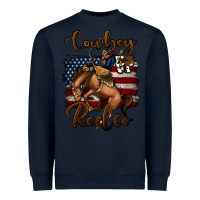 Navy cowboy up rodeo bucking bronco Heavyweight Sweatshirt - Jasminsmagicworld