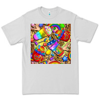 Dove Grey lgbtq pride coffee cups with leopard seamless pattern bbs Premium Tee - BundleAndBundleShop