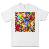 White lgbtq pride coffee cups with leopard seamless pattern bbs Premium Tee - BundleAndBundleShop