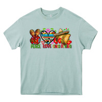 Arona Peace love cinco de mayo Heavy Core Tee - FaDigitalArtStudio