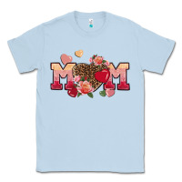 Dusty Blue Valentine's Day mom Classic Tee - FaDigitalArtStudio