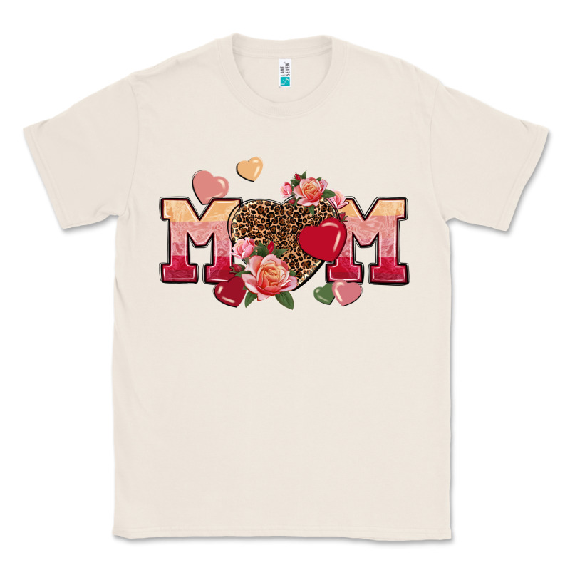 Valentine's Day Mom Classic Tee by FaDigitalArtStudio | Teevron