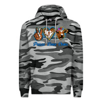Slate Camo Peace Love Cows Premium Hoodie - Jasminsmagicworld