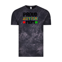 Cloud Black autism awareness puzzle theme Vintage Tee - CowhideDigitalArt