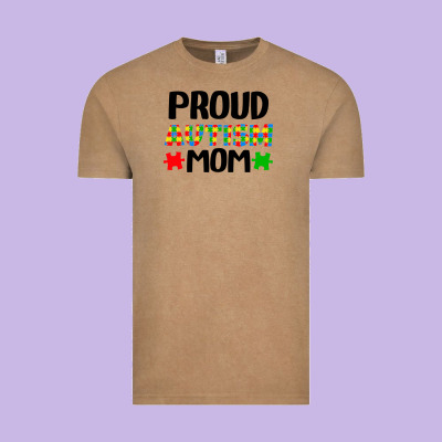 Autism Awareness Puzzle Theme Vintage Tee Designed By Cowhidedigitalart