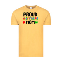 Vintage Mustard autism awareness puzzle theme Vintage Tee - CowhideDigitalArt
