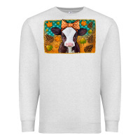 Oatmeal Heather autumn baby cow Premium Sweatshirt - Jasminsmagicworld