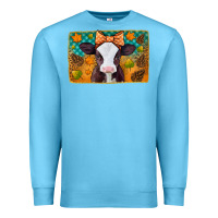 Ocean Blue autumn baby cow Premium Sweatshirt - Jasminsmagicworld
