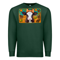 Sports Green autumn baby cow Premium Sweatshirt - Jasminsmagicworld