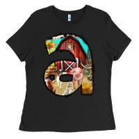 Black farm life alphabet lowercase letters a Ladies Tee - BundleAndBundleShop
