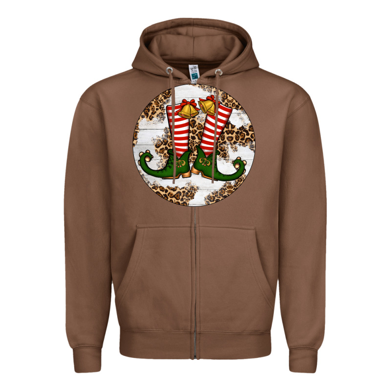 Elf Shoes Christmas Zipper Hoodie by RanaPortraitStore | Teevron