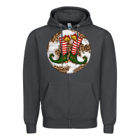 Smoke Elf Shoes Christmas Zipper Hoodie - RanaPortraitStore