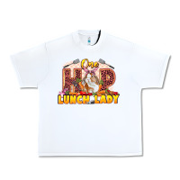 White One hip lunch lady Easter Day Urban Heavy Tee - LillyAllenDesigns
