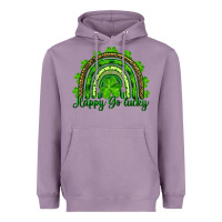Lavender st. patrick's day happy go lucky Heavyweight Hoodie - RanaPortraitStore