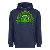 Navy st. patrick's day happy go lucky Heavyweight Hoodie - RanaPortraitStore