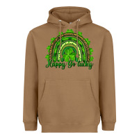 Toasted Coconut st. patrick's day happy go lucky Heavyweight Hoodie - RanaPortraitStore