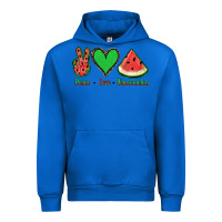Cobalt Peace Love Watermelon Urban Hoodie - Jasminsmagicworld