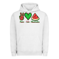 Pigment Lunar Rock Peace Love Watermelon Urban Hoodie - Jasminsmagicworld