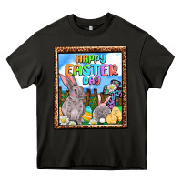 Asphalt Happy Easter Day Heavy Core Tee - OliviaCreatesArt