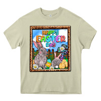 Mossy Happy Easter Day Heavy Core Tee - OliviaCreatesArt