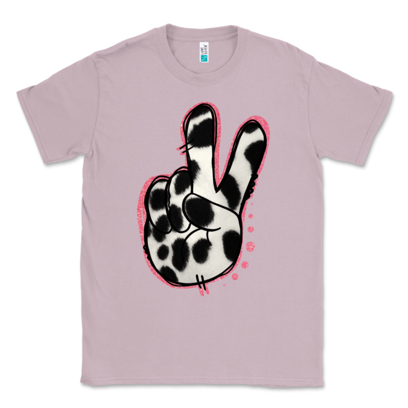 Black White Dalmatian Peace Sign Classic Tee by Jasminsmagicworld | Teevron