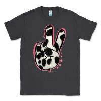 Smoke Black White Dalmatian Peace Sign Classic Tee - Jasminsmagicworld