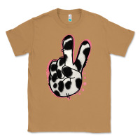 Toasted Coconut Black White Dalmatian Peace Sign Classic Tee - Jasminsmagicworld
