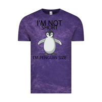 Cloud Purple I'm Not Short I'm Penguin Size Vintage Tee - Bettercallsaul