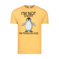 Vintage Mustard I'm Not Short I'm Penguin Size Vintage Tee - Bettercallsaul