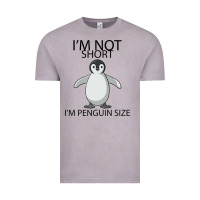 Vintage Zinc I'm Not Short I'm Penguin Size Vintage Tee - Bettercallsaul