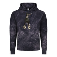 Cloud Black Hand Drawn Baby Alpine Goat Vintage Hoodie - LillyAllenDesigns