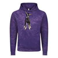 Cloud Purple Hand Drawn Baby Alpine Goat Vintage Hoodie - LillyAllenDesigns