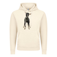 Vintage Artic Hand Drawn Baby Alpine Goat Vintage Hoodie - LillyAllenDesigns