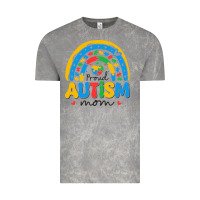 Cloud Rock proud autism mom rainbow Vintage Tee - CowhideDigitalArt