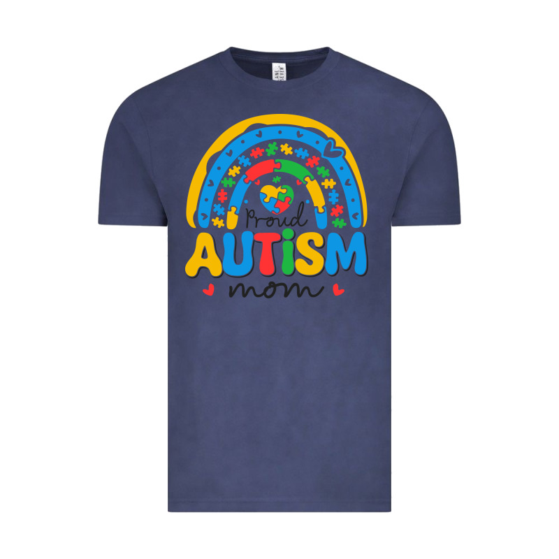 Proud Autism Mom Rainbow Vintage Tee by CowhideDigitalArt | Teevron