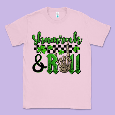 St. Patrick's Day Shamrock And Roll Classic Tee Designed By Oliviacreatesart
