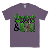 Lavender St. Patrick's Day Shamrock and roll Classic Tee - OliviaCreatesArt