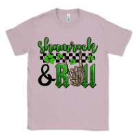 Lilac St. Patrick's Day Shamrock and roll Classic Tee - OliviaCreatesArt