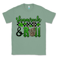 Sage St. Patrick's Day Shamrock and roll Classic Tee - OliviaCreatesArt