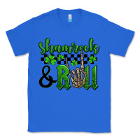True Royal St. Patrick's Day Shamrock and roll Classic Tee - OliviaCreatesArt