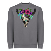 Storm cowhide bull skull Heavyweight Sweatshirt - Jasminsmagicworld