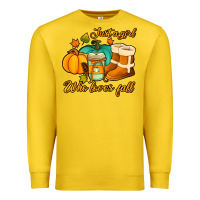 Lemon just a girl who loves fall Premium Sweatshirt - Jasminsmagicworld