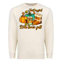 Sandshell just a girl who loves fall Premium Sweatshirt - Jasminsmagicworld