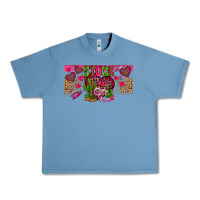 Pebble Blue Stuck On You Urban Heavy Tee - CowhideDigitalArt