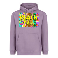 Lavender beach vibes summer brushstroke Heavyweight Hoodie - Jasminsmagicworld