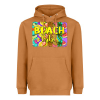 Meerkat beach vibes summer brushstroke Heavyweight Hoodie - Jasminsmagicworld