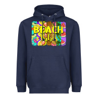 Navy beach vibes summer brushstroke Heavyweight Hoodie - Jasminsmagicworld